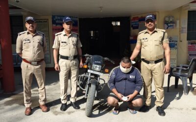 पुलिस ने पकड़ी स्मैक की बड़ी खैफ , 9 लाख रुपये की स्मैक के साथ तस्कर किया गिरफ्तार