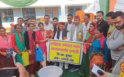 विधायक ने 17 गावों में बांटी जरुरतमंद और उपयोगी समाग्री, महिला मंगल दलों को किया सम्मानित