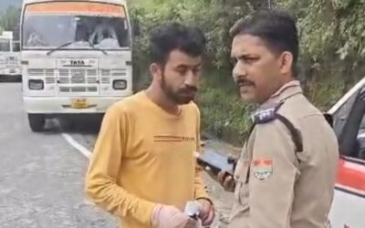 शराब पीकर स्कूली बच्चों छोड़ने जा रहे चालक, ड्रिंक एंड ड्राइविंग चालानी कार्रवाई,वाहन सीज