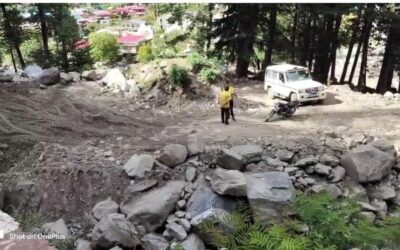 आपदा के 26 दिन बाद खुली सड़क, तीन गाँव के लोगों ने ली राहत की सांस